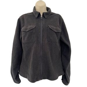 The North Face Women’s Size Small Petite Full Zip Black Polartec Jacket